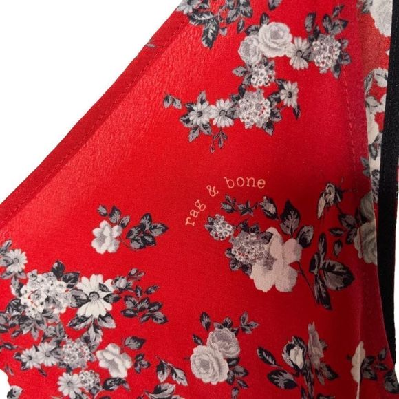 Rag & Bone Scarlet Floral Midi Dress - Picture 8 of 9